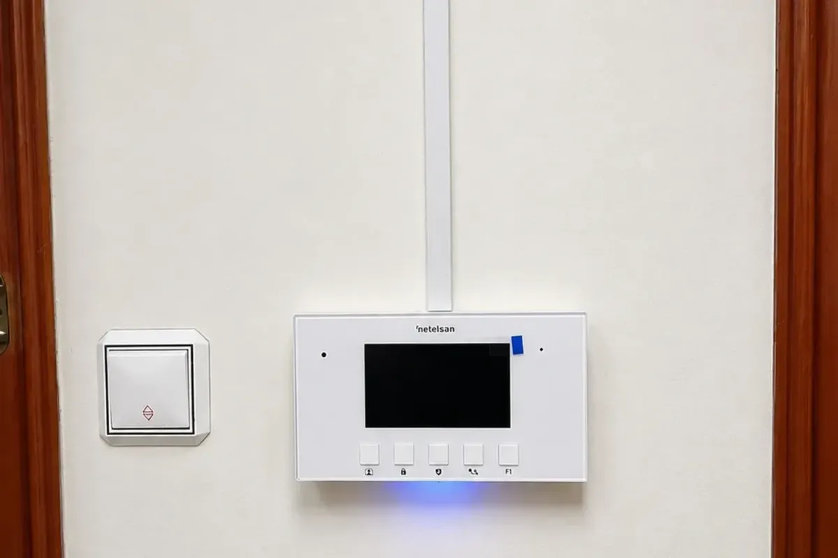 Daire içine monte edilen Netelsan KARVOX 4,3 inç görüntülü diafon monitörü, Beypazarı